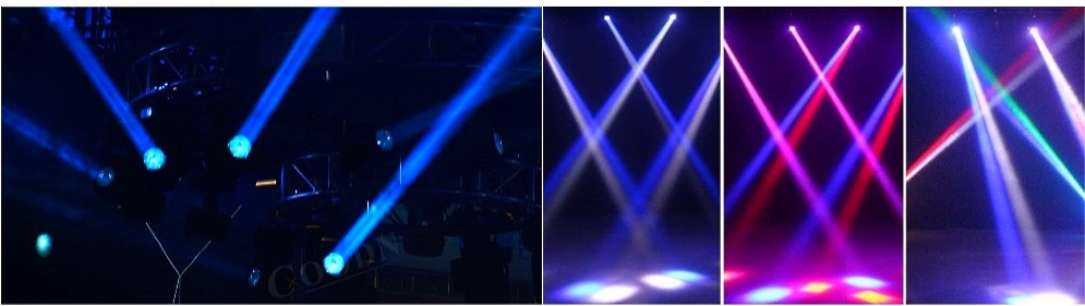 Вращающася поворотная световая голова для дискотек и клубов WASH SPOT GOBO